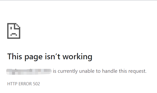 HTTP ERROR 502是什么意思？